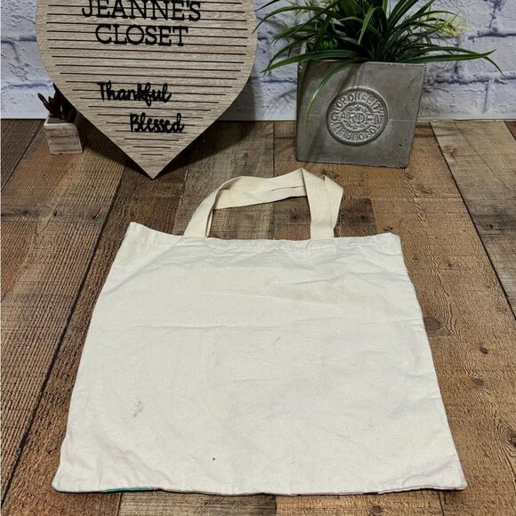 J.Crew Greg Lamarche Limited Edition Graffiti Canvas Summer Beach Tote Bag - Picture 3 of 8